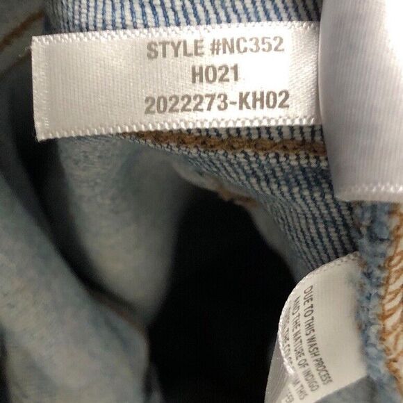 Madewell 26 Curvy Perfect Vintage Distressed Ripped Jeans High Waist Blue #NC352 - Picture 12 of 13